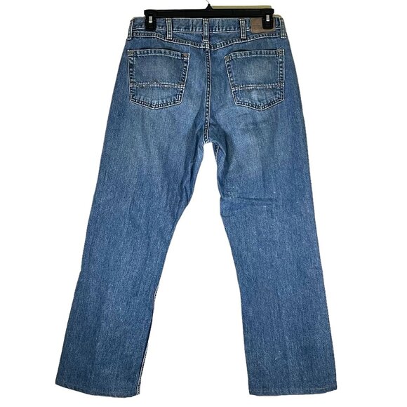 Wrangler Relaxed Boot Jeans - Men's Size 34 X 34 98RNWYA Made in Nicaragua - Picture 3 of 10